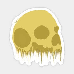 Abstracted skull Magnet