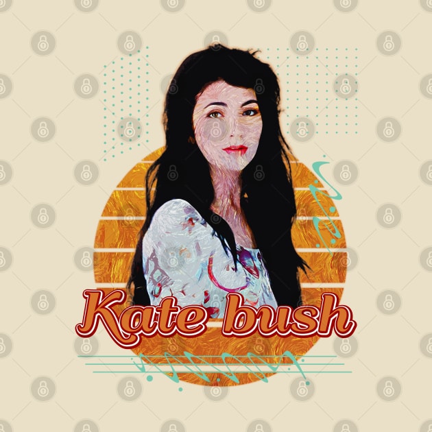 Kate bush \\ Retro Art\\ 80s by Nana On Here