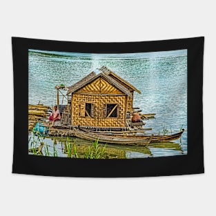 Boathouse. Tapestry