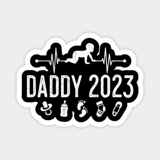 First Time Dad Promoted to Daddy Est 2023 Magnet