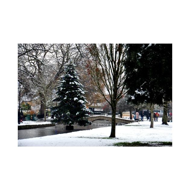 Bourton on the Water Christmas Tree Cotswolds by AndyEvansPhotos