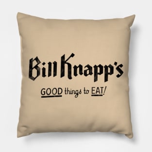 Bill Knapps Retro Restaurant Pillow