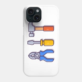 Pliers, Hammer And Screwdriver Phone Case