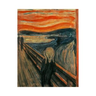 Classic Art - The Scream  - Edvard Munch T-Shirt