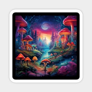 Mushroom Design Magnet