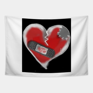 Broken heart Tapestry