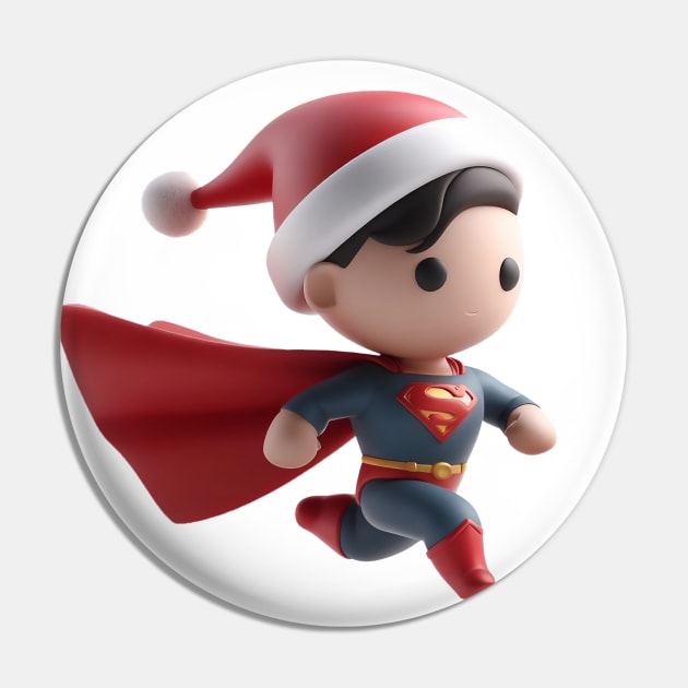 New Year Superman Pin by designerhandsome