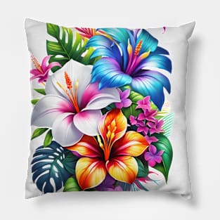 Tropical floral pattern Pillow