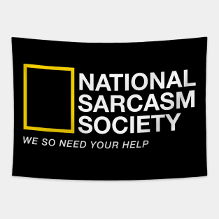 National Sarcasm Society Tapestry