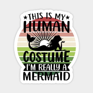 This is my human costume, I'm really a Mermaid Magnet