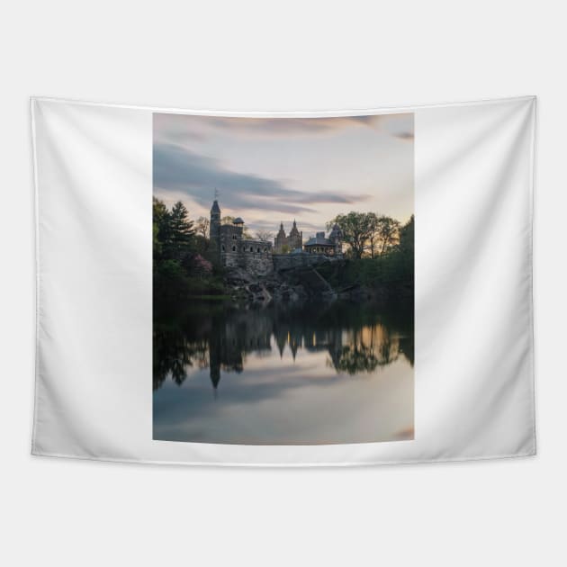 Belvedere Castle Central Park Tapestry by igjustin