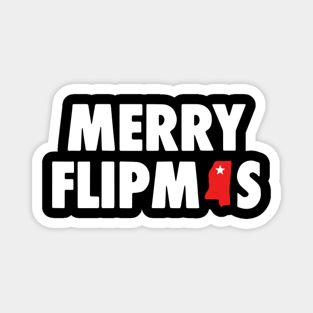 Merry Flipmas Magnet by ArchmalDesign