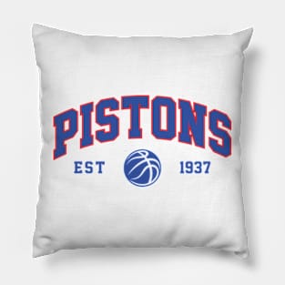 Pistons Basketball Pillow