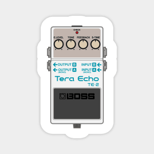 Boss TE-2 Tera Echo Guitar Effect Pedal Magnet