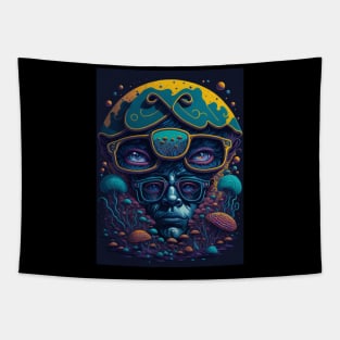 Techno Psy Shirt - Psychedelic Organism - Catsondrugs.com - #psychedelic #psychedelicart #trippy #psytrance #art #psy #trippyart #music #trance #rave #love #psychedelictrance #psyart #digitalart #psytranceworld #trancefamily Tapestry