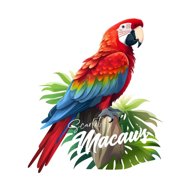 Scarlet Macaws by zooleisurelife