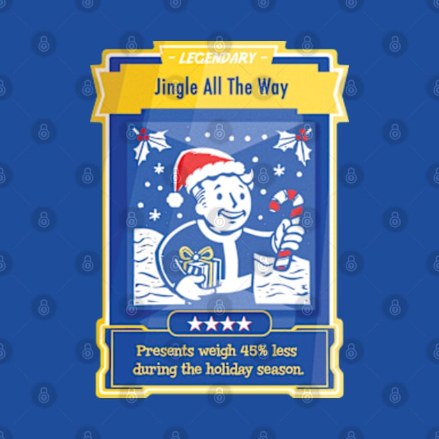 Fallout Christmas Perk Card by katmargoli