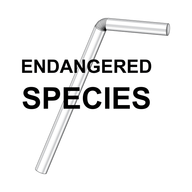 Straw Endangered Species No Straws by KevinWillms1