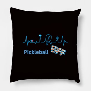Pickleball Player Best Friends Forever BFF for men , boys, girls Pillow