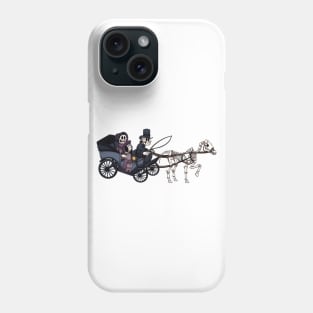 Skeleton Horse And Carriage Phone Case