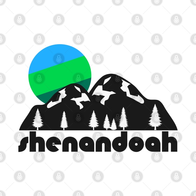 Retro Shenandoah ))(( Tourist Souvenir National Park Design by darklordpug