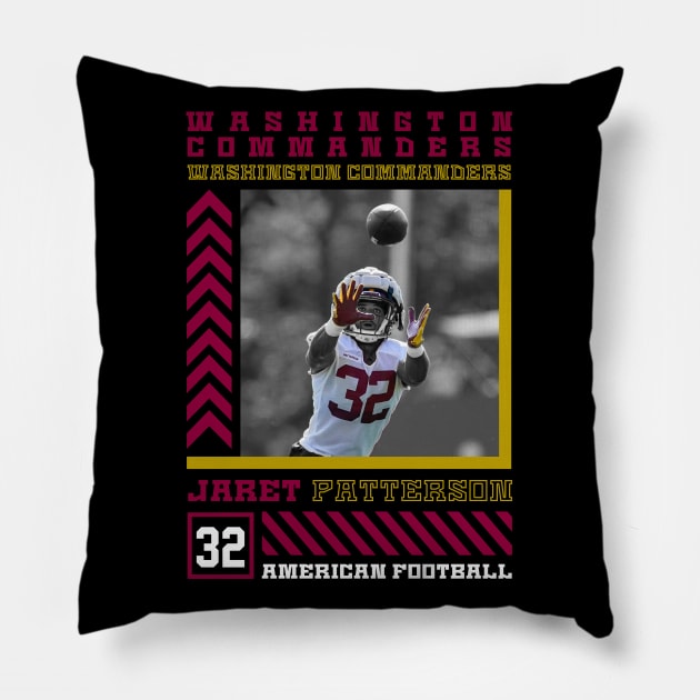 JARET PATTERSON Pillow by hackercyberattackactivity