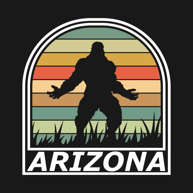 Bigfoot Arizona State Gift by Teewyld