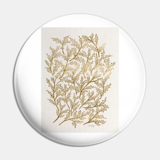 Gold Branches Pin