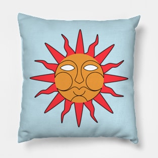 Summerisle 73 Nuada wicker man inspired Sun Face  football shirt style back print Pillow