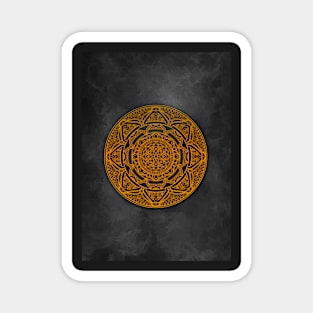 Golden Mandala Magnet