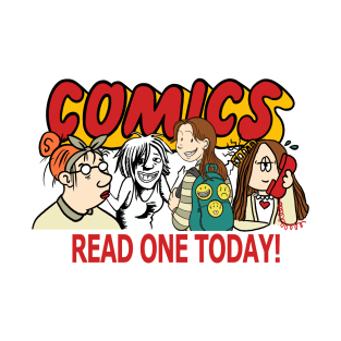 Comics Read One Today (Women Creators) T-Shirt