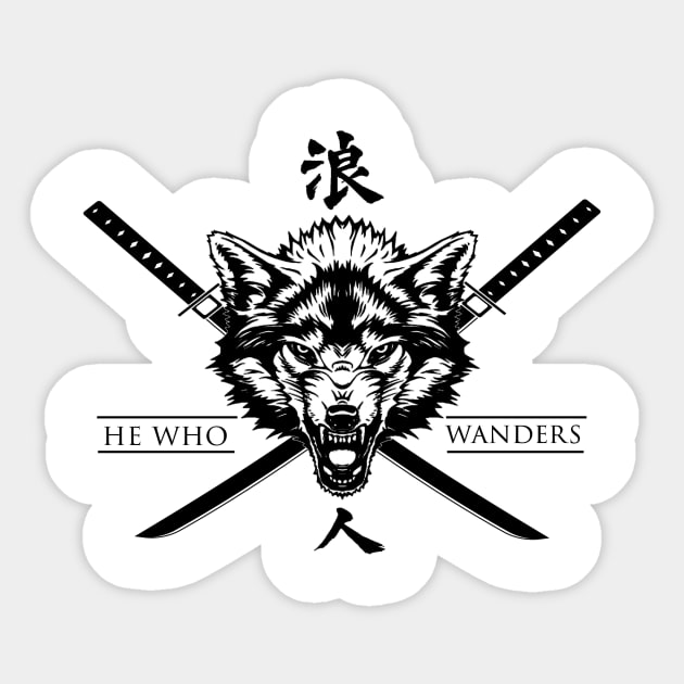 Samurai of Hyuga Ronin Sticker for Sale by royaljabberwock