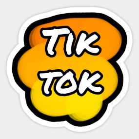 Aesthetic Yellow Tik Tok Logo