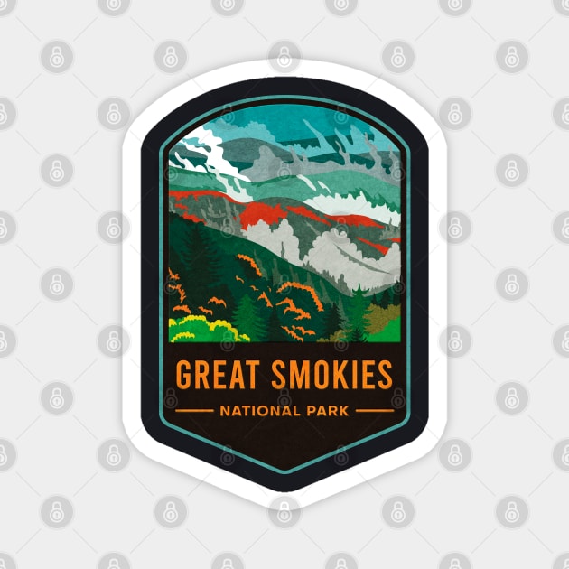 Great Smokies National Park Magnet by JordanHolmes