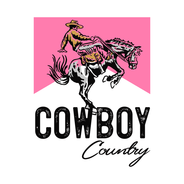 Cowboy Country Horse Riding Western by AnnetteNortonDesign