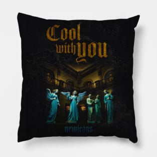 Cybercore Statues Aesthetic Design Pillow