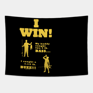 I WIN! (front & back print) Tapestry