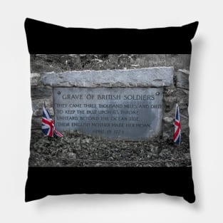 Grave Of British Soldiers 2 Pillow