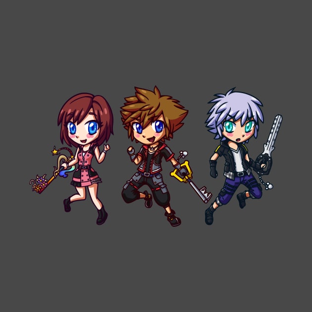 The Paopu Trio KHIII Chibis by LankySandwich