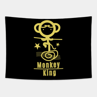 Monkey King - Yellow Tapestry