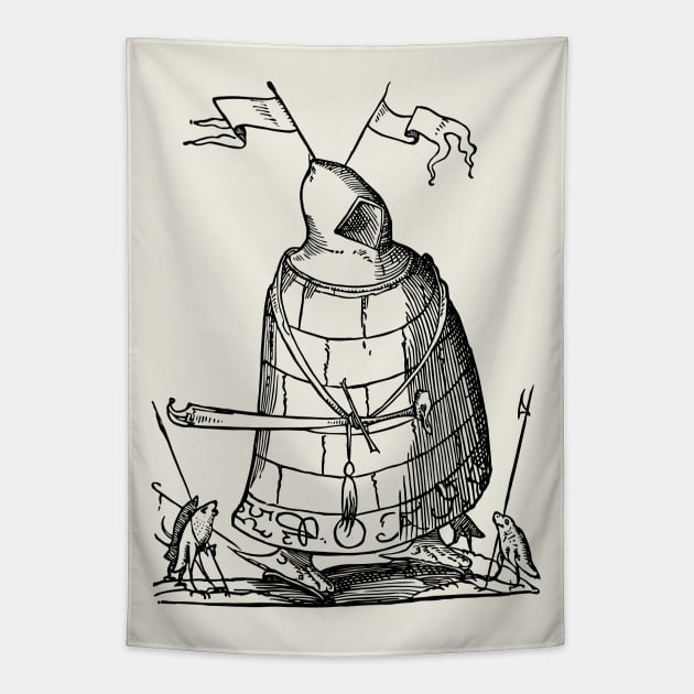 Grotesque #60 The Drolatic Dreams of Pantagruel (1565) Tapestry by n23tees