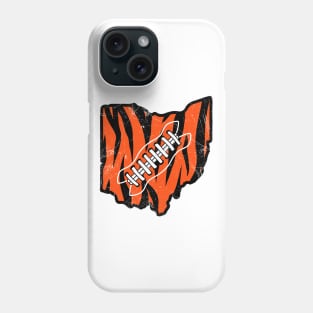 Ohio Football, Retro - White Phone Case