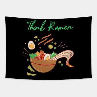 Think ramen ramyun ramyeon. Pasta Noodle lovers Tapestry