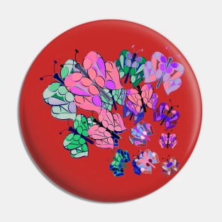 Butterflies in Flight Pin