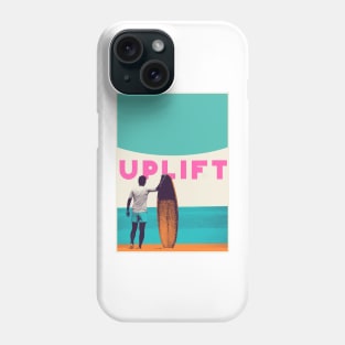 Uplift Man On Beach Graphic Art Phone Case