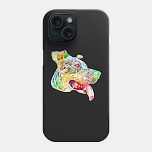 Grid Dog Phone Case