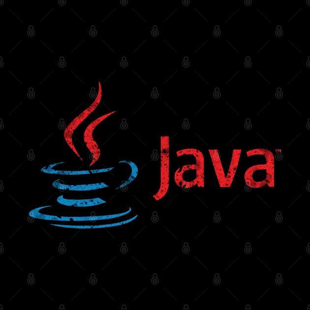 Java Programming Languange Code Retro Logo by zadaID