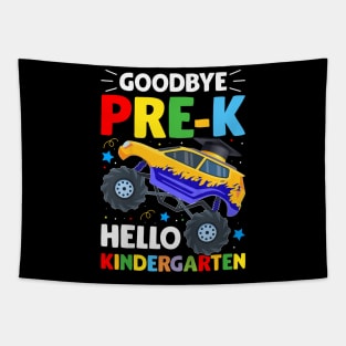 Kids Goodbye Pre-K Hello Kindergarten Graduation Class 2024 Tapestry