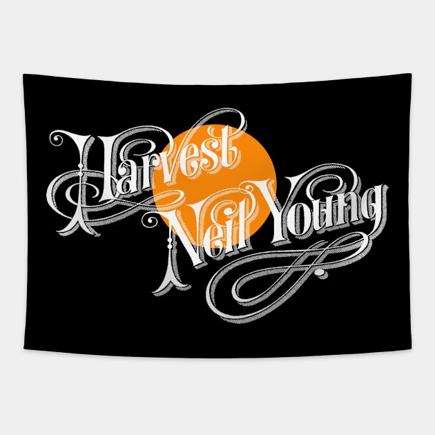 90s Neil Young Harvest Tapestry by Morrow DIvision