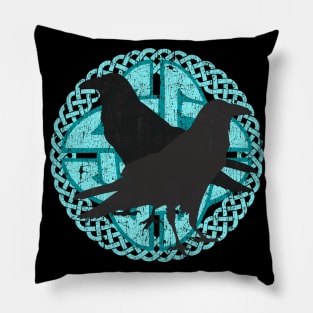 Huginn Muninn Aqua Pillow